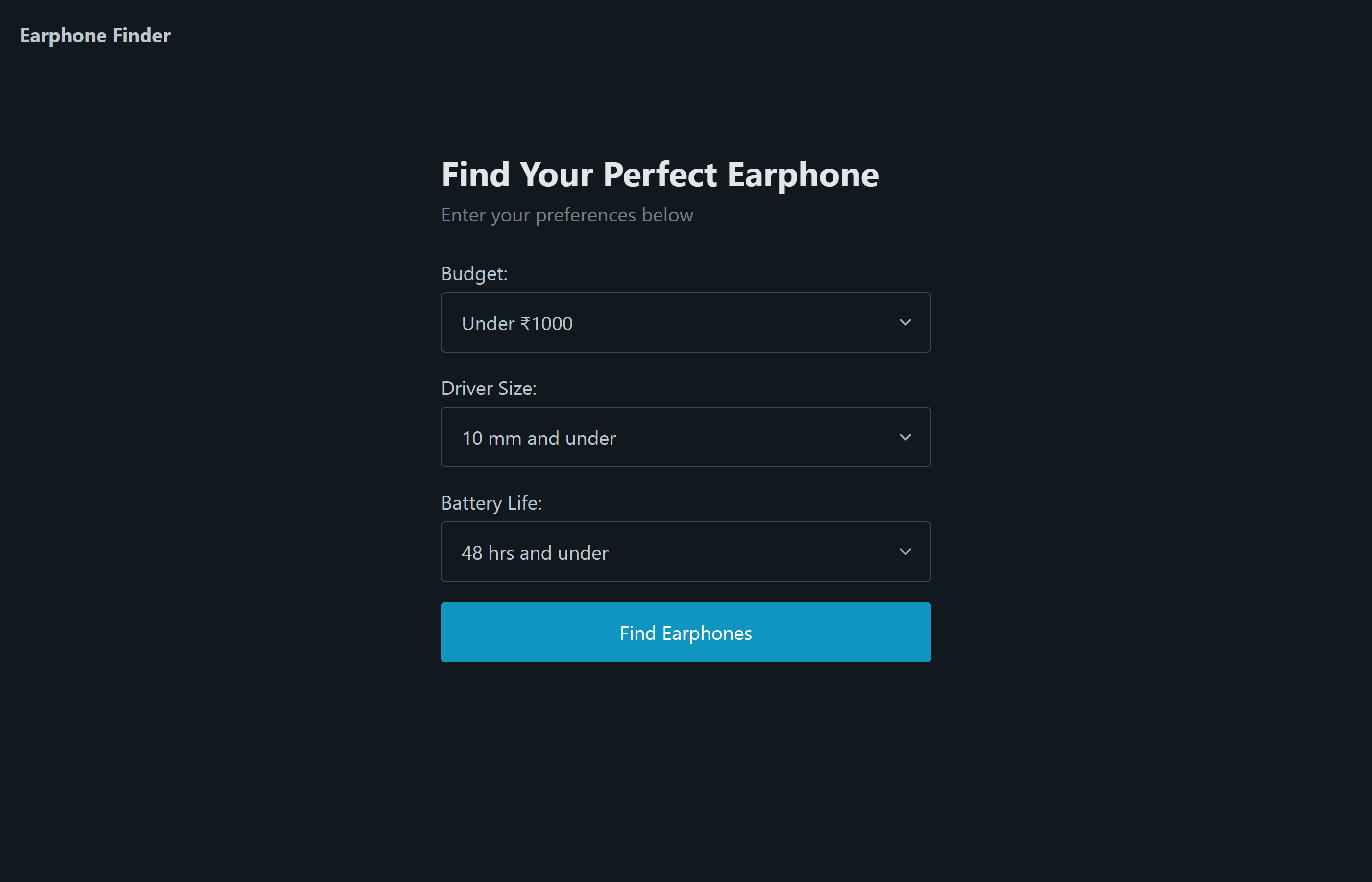 earphone finder